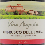 Vina Augusta Lambrusco Emilia Rotwein lieblich IGT 8% vol., 6 x 750ml Flasche