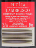 Lambrusco Puglia Rotwein 8% vol., 6 x 1500ml Flaschen
