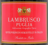 Lambrusco Puglia Rotwein 8% vol., 6 x 1500ml Flaschen