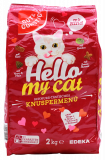 Gut & Günstig Hello my cat Knuspermenü mit Rind, 4 x 2000g Packungem