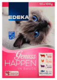 Edeka Genuss Happen in Sauce in 4 Geschmackssorten 4 x 1200g Packungen