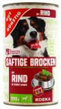 Gut & Günstig Saftige Brocken mit Rind in feiner Sauce, 6 x 1240g Dosen