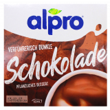 alpro verführerisch dunkle Schokolade pflanzliches Dessert vegan, 3 x 500g Packungen