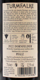Turmfalke Dornfelder Rotwein halbtrocken QbA 12.5% Vol., 6 x 750 ml Flaschen