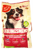 Gut & Günstig Lieblingsmenü Hundevollnahrung mit Huhn, Gemüse, Hirse und Lammgeschmack 10 kg Packung