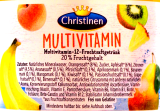 Christinen Multivitamin ohne Kohlensäure, 6 x 1000ml Flaschen EINWEG