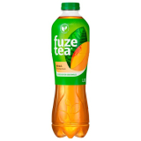 Fuze Tea Schwarzer Tee Pfirsich, 6 x 1250ml Flaschen EINWEG