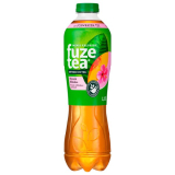 Fuze Tea Schwarzer Tee Pfirsich Hibiskus, 6 x 1250ml Flaschen EINWEG