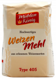 Mühlen König Weizenmehl Type 405, 10 x 1000g Packungen