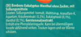 Vivil Eukalyptus-Menthol Hustenbonbons ohne Zucker 15 x 120g Beutel