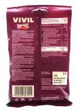 Vivil Hustenbonbons schwarze Johannisbeere ohne Zucker, 15 x 120g Beutel