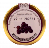 R&Z Weintrauben Senfsauce, 6 x 60g Gläser