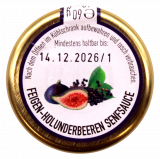 Ideal Feige-Holunderbeeren Senfsauce, 6 x 60g Gläser