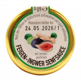 Ideal Feige-Ingwer-Limetten Senfsauce, 6 x 60g Gläser