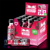 Kornfetti "Himmi" 15% vol. Himbeer-Limette-Likör, 16 x 20ml Flaschen