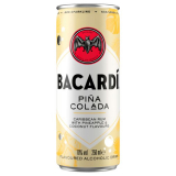 Bacardi Rum Pina Colada alkoholisches Mixgetränk 10% vol., 12 x 250ml Dosen EINWEG