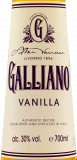 Galliano Vanilla 30% vol., 700ml Flasche