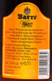 Barre Weizen 5.4% vol., 20 x 500ml Flaschen MEHRWEG