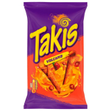 Takis Queso Vulcano Corn Snacks mit Käse & Chilli Geschmack, 18 x 100g Tüten