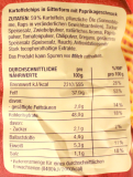 Edeka Herzstücke Gitter Chips grilled Paprika, 6 x 125g Tüte