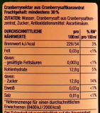 Edeka Herzstücke Cranberry Saft, 6 x 1 l Flasche EINWEG
