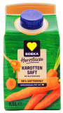 Edeka Herzstücke Karottensaft mit Blütenhonig, 8 x 500ml Getränkekarton