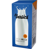 my basics haldbare Vollmilch 3,5% Fett, 12 x 1 l Getränkekarton