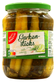 Gut & Günstig Gurkensticks süß-würzig, 6 x 360g Glas