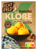 Echt vom Feld Kartoffel-Klöße aus rohen Kartoffeln, 7 x 200g Packung