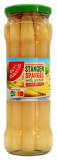 Gut & Günstig Stangenspargel weiß, geschält, 6 x 205g Glas