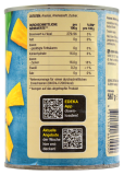 Edeka Herzstücke Ananas Dessertstücke leicht gezuckert, 6 x 340g Dose
