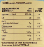 Edeka Herzstücke Ananas Dessertstücke leicht gezuckert, 6 x 340g Dose