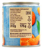 Edeka Herzstücke Mandarin-Orangen leicht gezuckert, 6 x 175g Dose