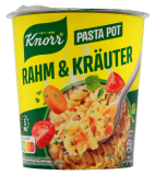 Knorr Pasta Pot Rahm & Kräuter, 8 x 62g Becher