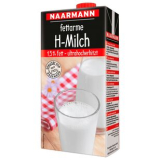 Naarmann H-Milch 1.5% Fett, 12 x 1 l Getränkekarton mit Drehverschluss