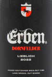 Erben Dornfelder Rotwein lieblich 10.5% vol., 6 x 0.75 l Flasche
