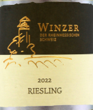 Winzer der Rheinhessischen Schweiz Riesling Weißwein halbtrocken 11.5% vol., 6 x 0.75 l Flasche