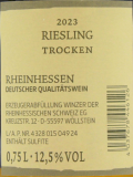 Winzer der Rheinhessischen Schweiz Riesling Weißwein trocken 12.5% vol., 6 x 0.75 l Flasche