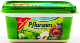 Gut & Günstig Pflanzen-Margarine, 8 x 500g Becher