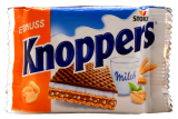 Knoppers Erdnuss Waffelschnitte 8 Stück, 16 x 200g Packung