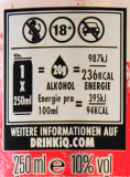 Smirnoff Ice Raspberry Wodka mit Fruchtgeschmack, 12 x 250ml Dose EINWEG