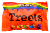 Treets Peanuts Rainbow, 16 x 100g Tüte