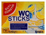 WC Sticks mit Zitronenduft, 11 x 160g Packung