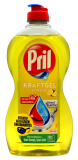 Pril Kraftgel Handgeschirrspülmittel Zitrone, 4 x 450ml Flasche