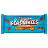 Mr. Beast Feastables Peanut Butter Schokoriegel, 10 x 60g Riegel