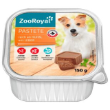 ZooRoyal Hundefutter Pastete reich an Huhn und Leber, 11 x 150g Schale