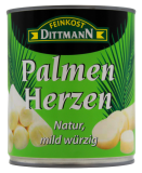 Feinkost Dittmann Palmen Herzen natur mild würzig, 6 x 500g Dose