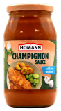 Homann Champignon Sauce mit Sahne, 6 x 400ml Glas