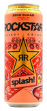 Rockstar Energy Drink Peach Flavor Zero Sugar, 12 x 0.5 l Dose EINWEG