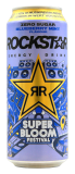 Rockstar Energy Drink Blueberry Mint Zero Sugar, 12 x 0.5l Dose EINWEG